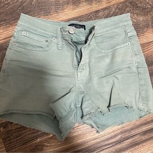 J. Crew Factory Sage Green Jean Shorts